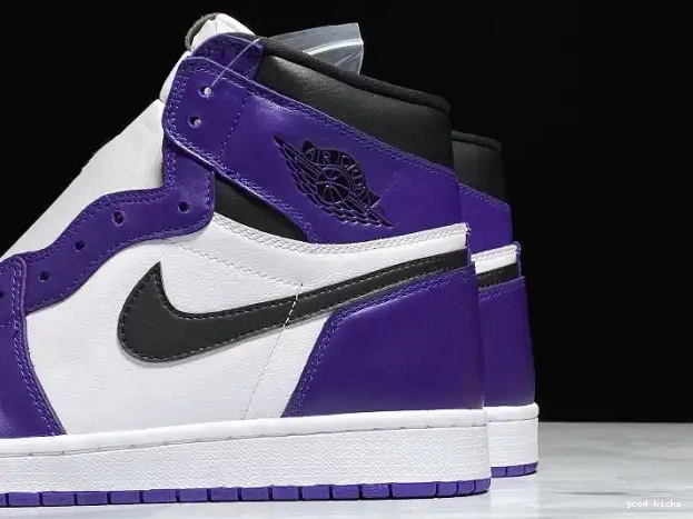 Rep Jordan 1 Court High Air Purple 555088-500 OG 0325